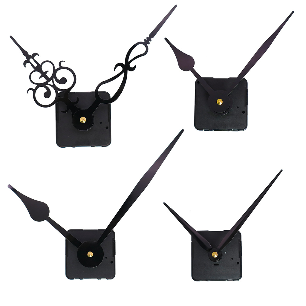 국경 간 재고 DIY 석영 시계 4 세트의 금속 시계 손 시계 운동으로 다양한 샤프트 길이 운동의 큰 토크 운동