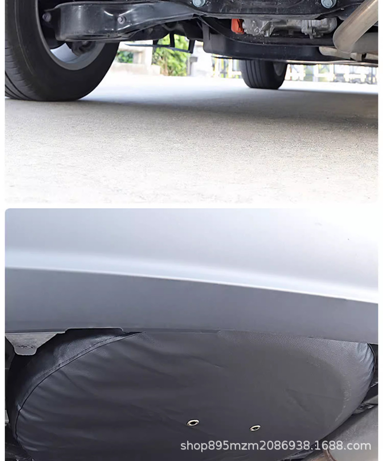 Suitable for 2024 Highlander Crown Land Dedicated Spare Tire Cover Tire Protective Cover Dust-Proof and Mud-Proof Modification Decoration