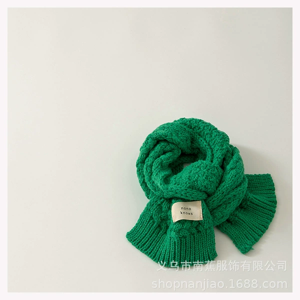 Green NONO stitched scarf