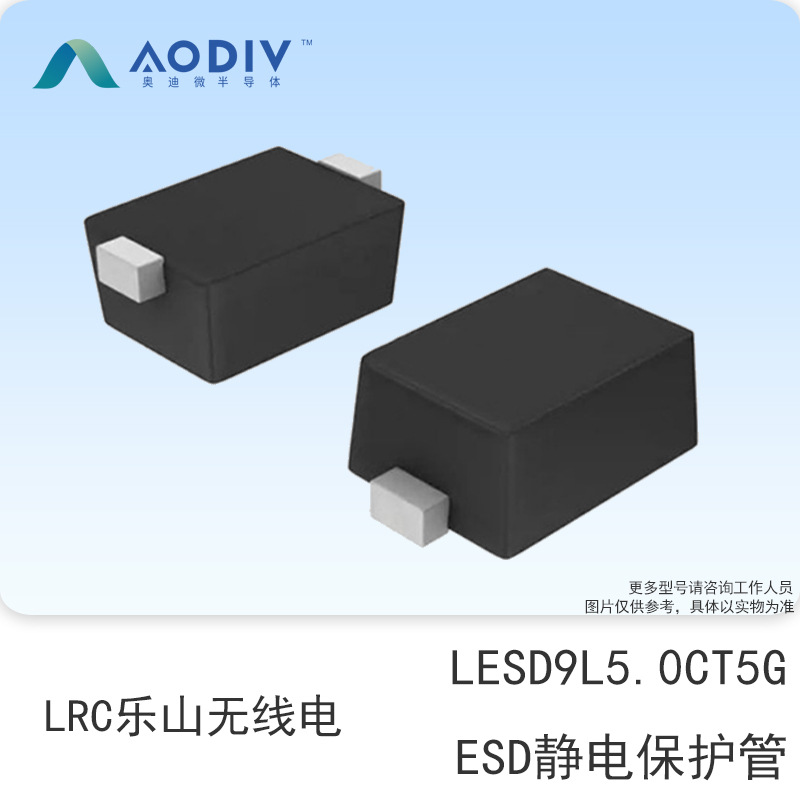 LRC乐山无线电 LESD9L5.0CT5G 5V SOD-923 ESD静电保护管