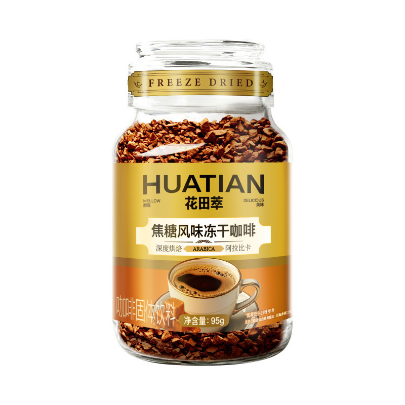 CHALATTE COFFEE Caramel Flavor Freeze-Dried Coffee 95g/can Arabica American Style