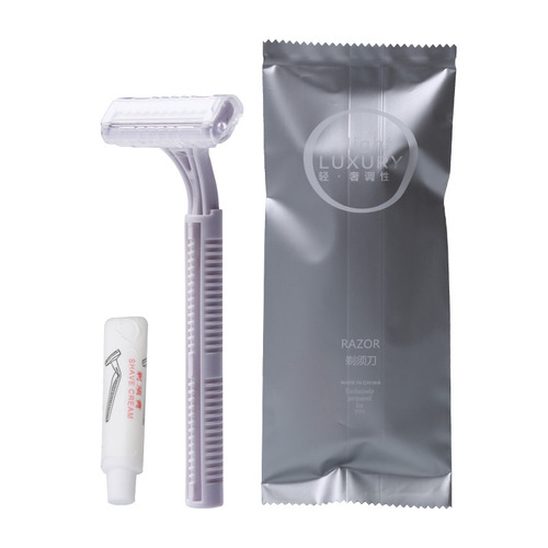 Hotel-specific disposable razor razor set travel toiletries portable home B&B hotel