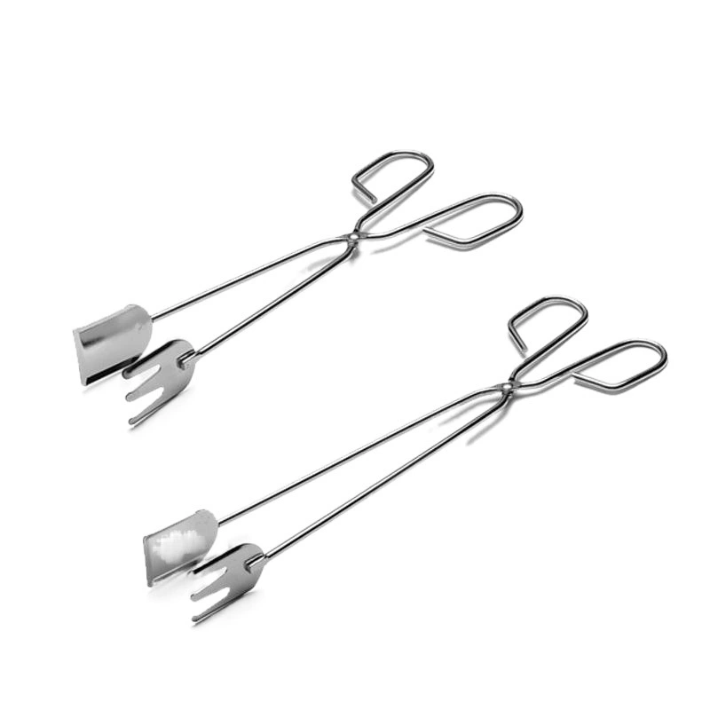 OASISWJ зажим для еды из нержавеющей стали, зажим для закусок, зажим для барбекю, угольный зажим для гриля, многоразмерный, многофункциональный