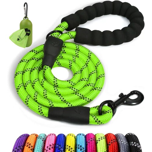 Pet supplies dog leashes for Golden Retriever small, medium, and large dogs. Dog chains, dog ropes, reflective harnesses.