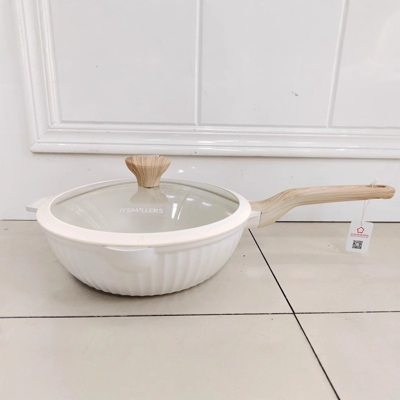 10pcs cookware set 10 juego de mármol antiadherente olla de aluminio fundido a presión de piedra médica olla de aluminio