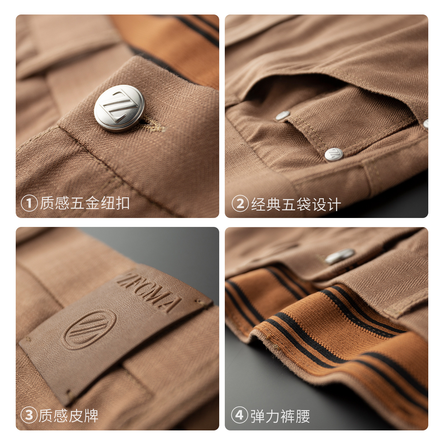 Old Money Style ~ Produced by Jiani Jie Counter! Loose Straight High-End Linen Pants Men's Summer Thin Dress Pants 3