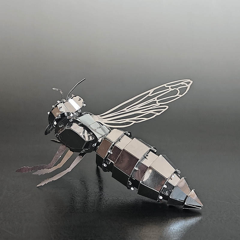 Modelo de Hormiga de Acero Inoxidable, Ensamblaje DIY, Rompecabezas Tridimensional sin Pegamento