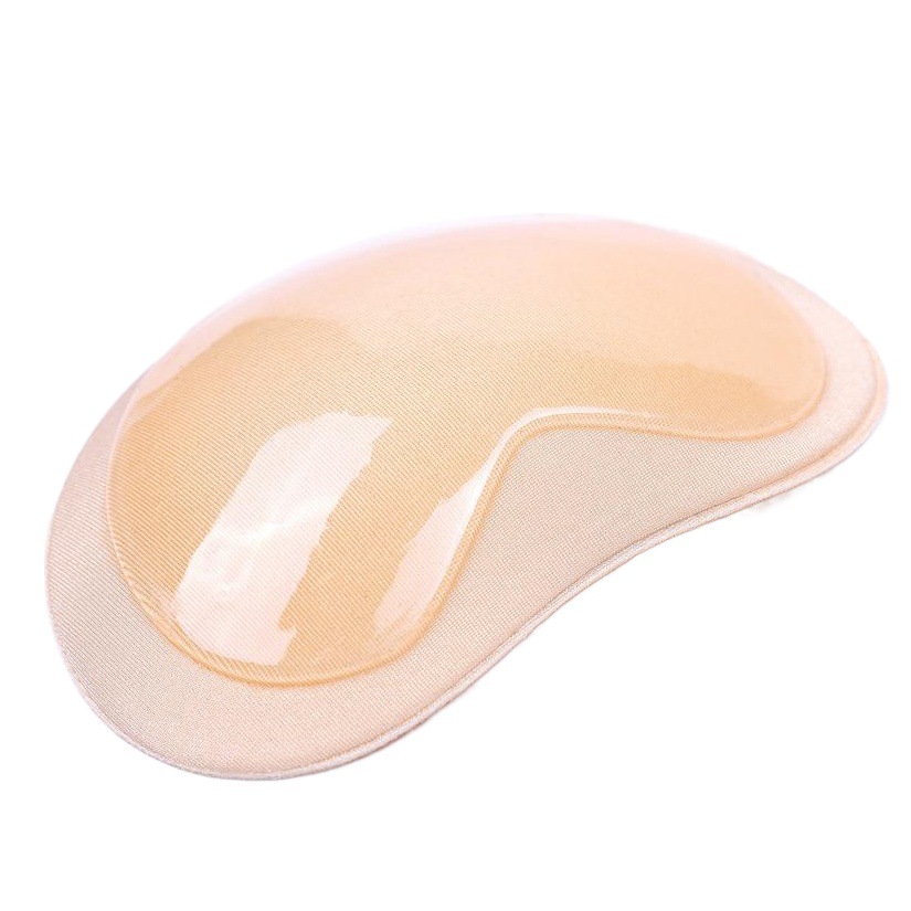 Almohadilla para el pecho en forma de corazón, inserto para sujetador de traje de baño invisible de recolección engrosado, almohadilla para sujetador de esponja autoadhesiva en forma de corazón, almohadilla para ropa interior