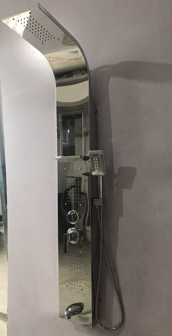 Pantalla inteligente de control de temperatura Pantalla de ducha multi-boquilla presurizada Pantalla de ducha de baño Pantalla de ducha de luz LED