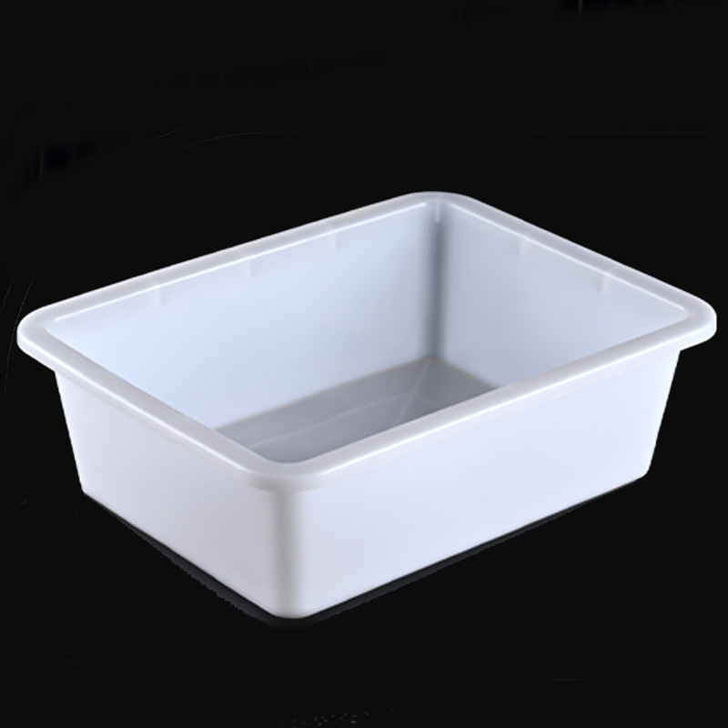 Wholesale white box thickened ice tray food grade tasteless ice basin seafood freezer plastic specials factory direct supply Wholesale white box thickened ice tray food grade tasteless ice basin seafood freezer plastic specials factory direct supply