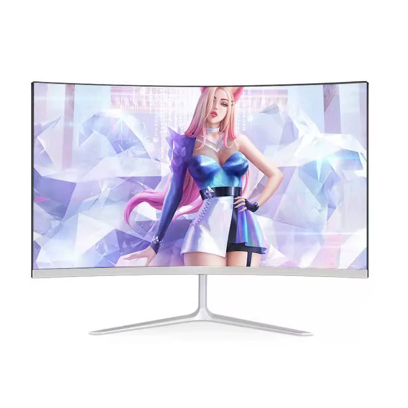 Компьютерный монитор настольный 24 дюйма 2K144Hz изогнутый 27 HD мониторинг 1K офисный экран 1080P игра без рамок