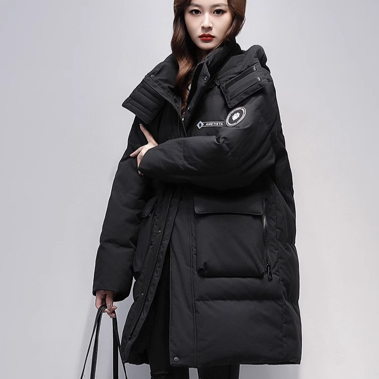 2025 invierno nueva moda extranjera ropa de algodón invierno grueso y cálido suelto nuevo abrigo de algodón simple abrigo cálido image 2
