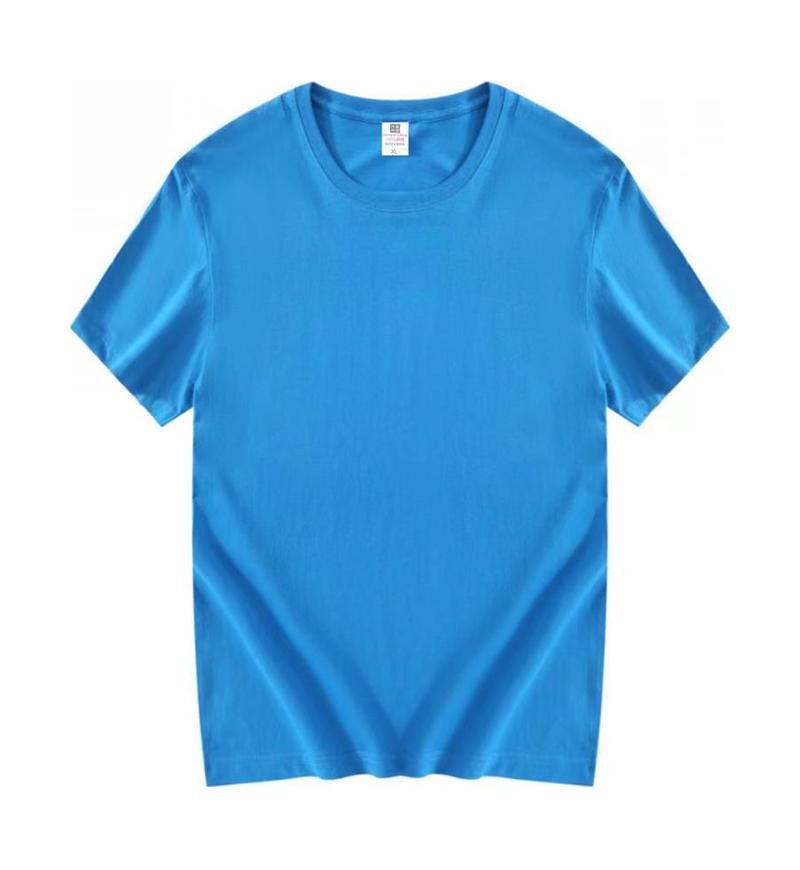 Tiger 180G peinado algodón de cuello redondo T-shirt de manga corta impresión de verano coreano ropa de trabajo de hombres y mujeres camisa publicitaria personalizada