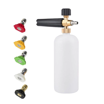 foam watering pot 5 color nozzle — High pressure car wash water gun