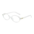 Clear White Frame, White Lens