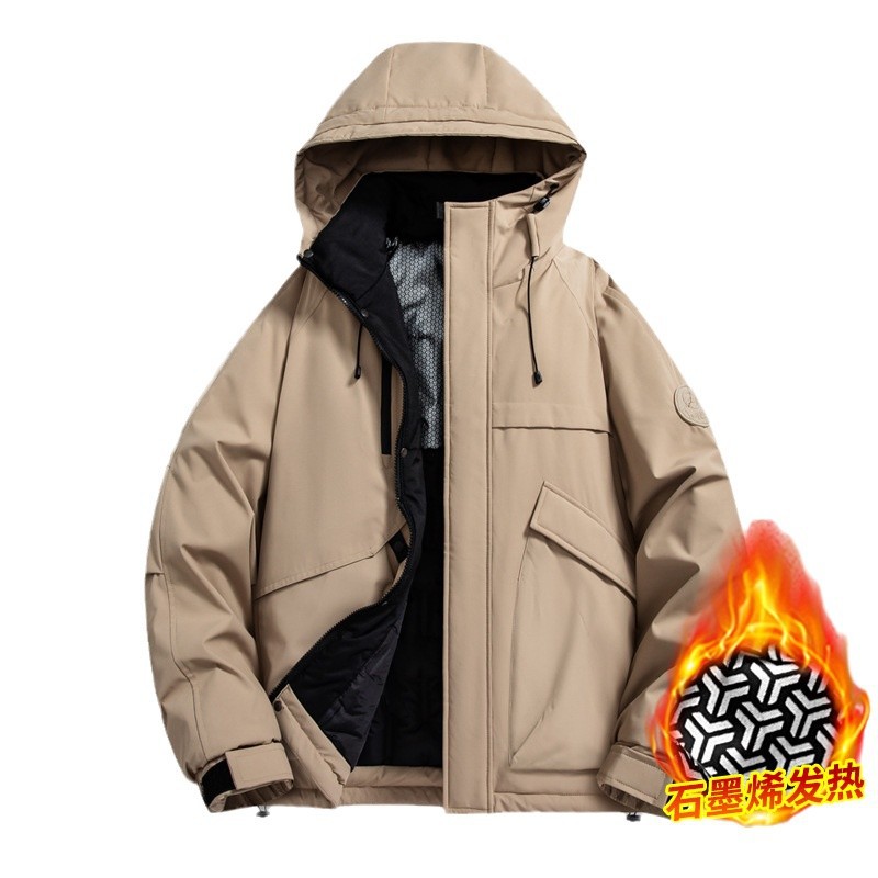 Pares de grafeno trajes de asalto ropa de algodón hombre y mujer ropa de algodón suelta pie sobre la chaqueta de algodón puede hacer LOGO