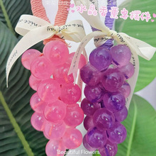 跨境爆品仿真葡萄水晶香皂串家用卫生间洗手香薰持久留香创意伴手