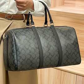 欧美潮流手提包经典老花超大容量旅行包2025新款休闲单肩包旅行袋