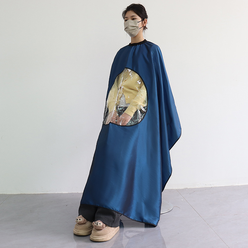 Amazon Hair Salon Family Perspective Tela para ampliar Peluquería Tela para peluquería Estilista Corte de cabello Cepillo de tinte Delantal