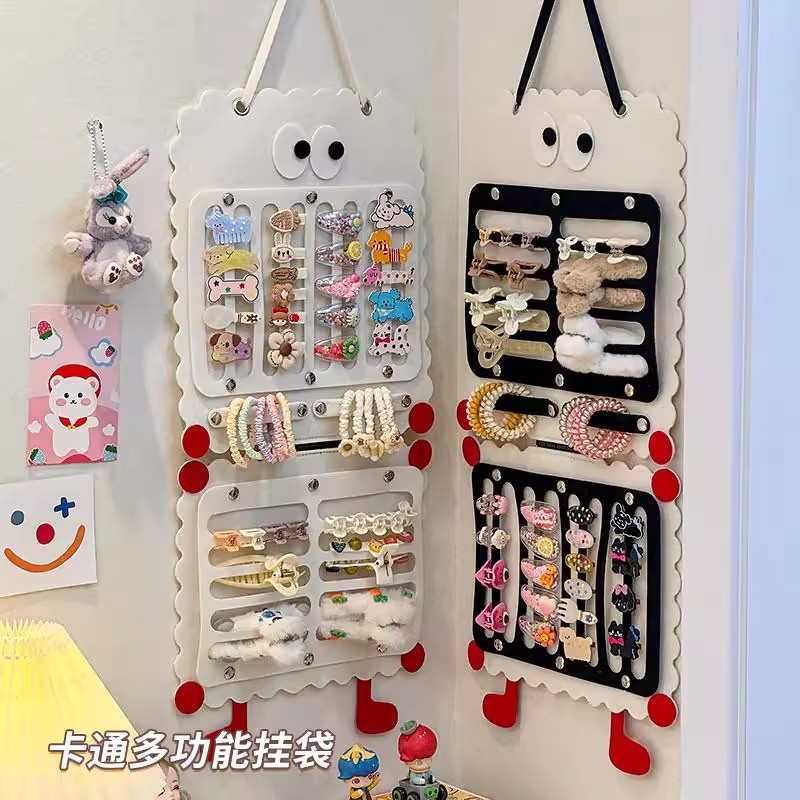 子供用ヘアアクセサリー収納吊り下げバッグ、女性と女の子のグリッパーフェルト収納ラック、フェルトヘアピン収納ラックの国境を越えた供給|undefined