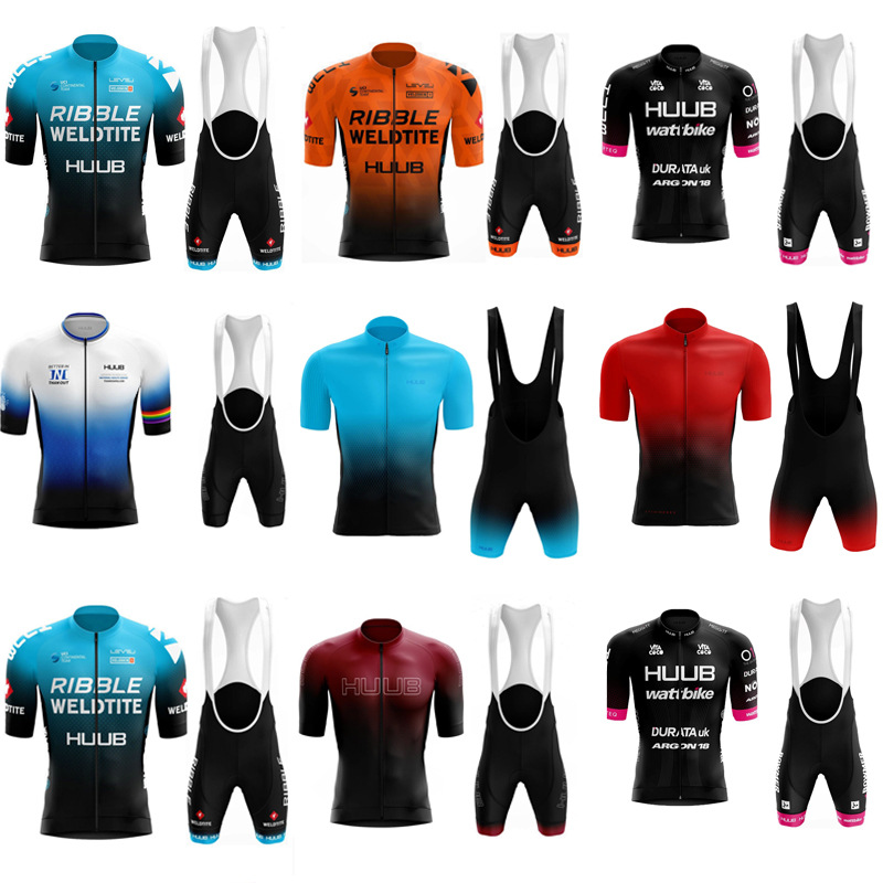 Summer new year cycling clothes short sleeve suit moisture absorption breathable team short comfortable cycling clothes in stock wholesale