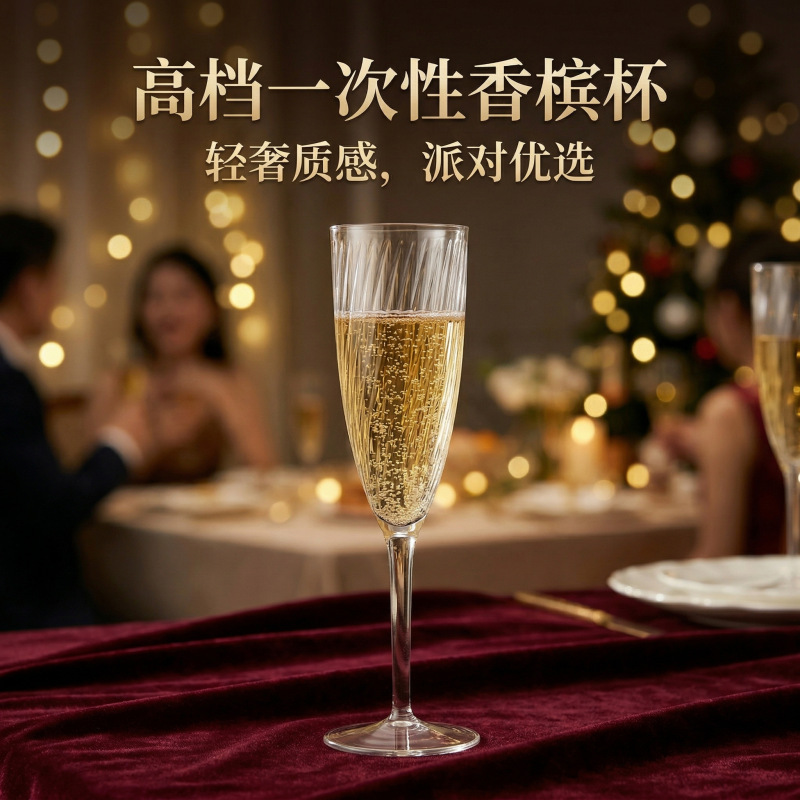Thickened One-Piece Disposable Goblet, Disposable Red Wine Glass, Champagne Glass, Cocktail Glass, Commercial Wine Plastic Cup Thickened One-Piece Disposable Goblet, Disposable Red Wine Glass, Champagne Glass, Cocktail Glass, Commercial Wine Plastic Cup
