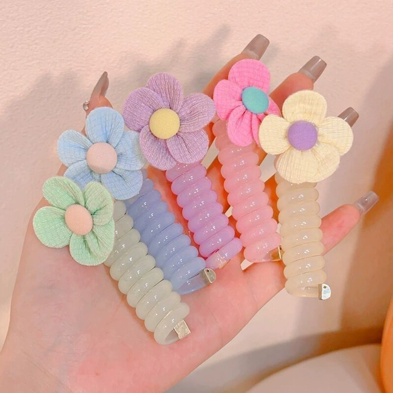 Durable telephone, hair tufts for braiding hair, high quality hair rope, children's hair accessory, Korean style