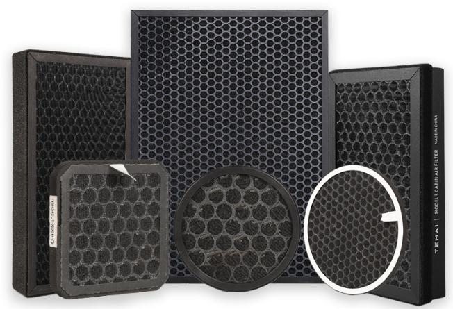 厂家供应活性炭过滤设备 新工艺塑料蜂窝内壁粘炭活性炭过滤器