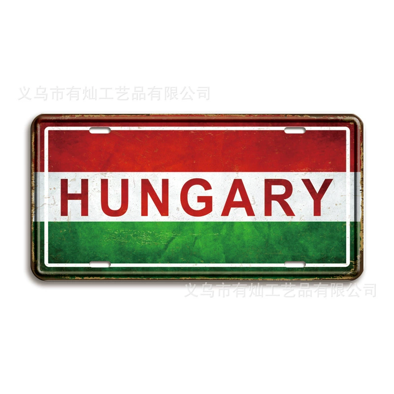Новый вариант кожаного рисунка кожи 15*30см ретро номерной знак гараж кофейня Американский настенный индикатор кожаный рисунок