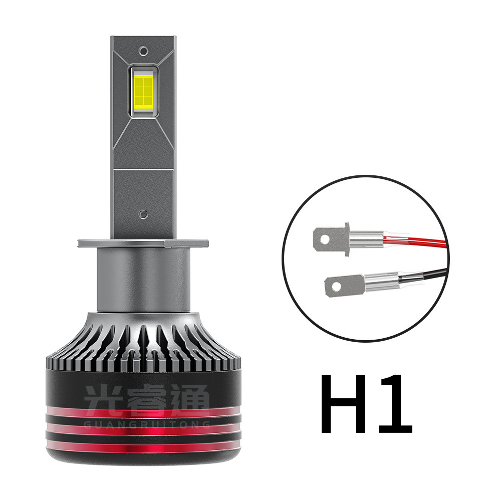 Transfronterizo M8 PRO linterna del coche 60W faro H4 9005 H1H7 solo tubo de cobre LED lámpara lejos y cerca de la luz