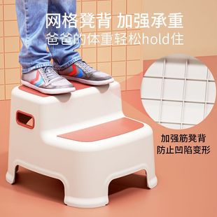 Children's Washstand Step Stool, Baby Handwashing Step Stool, Brushing Teeth and Face Washing Step Stool, Toilet Footrest Step Stool