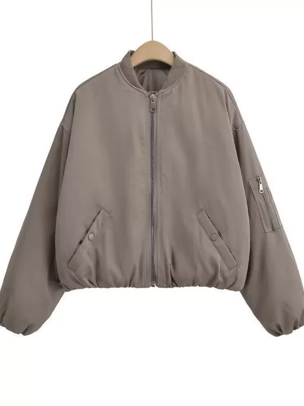 Summer solid jacket, baseball uniform, European style