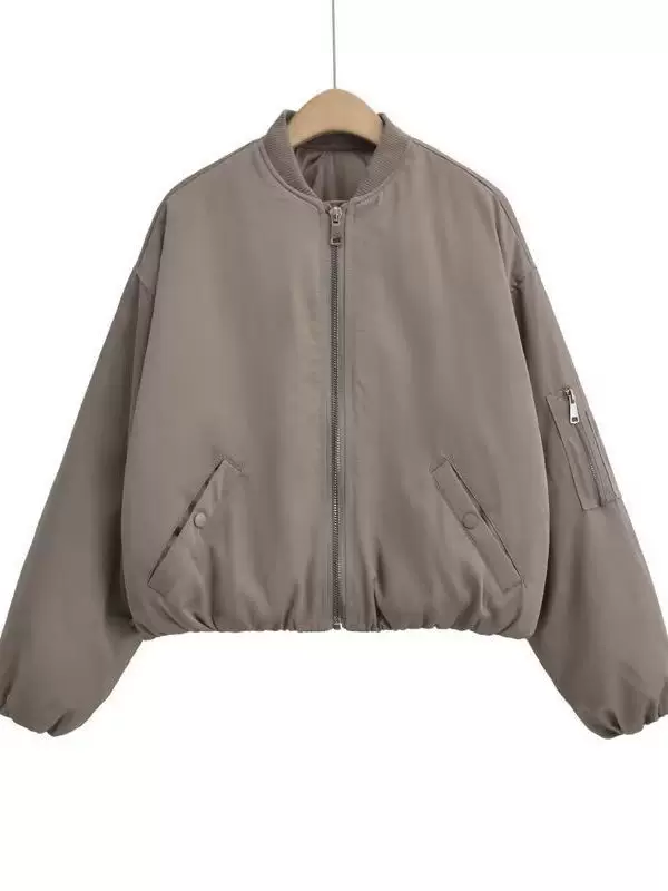 Summer solid jacket, baseball uniform, European style
