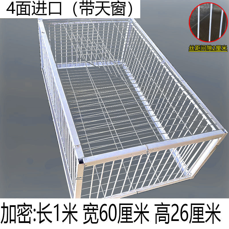 只进不出鸟笼全自动天落笼子撞门户外抓收鸽子捕加密可连续用|undefined