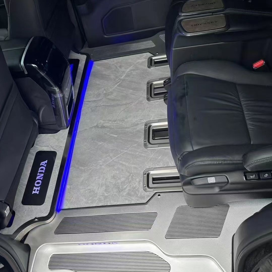 Honda Elysion Odyssey Aviation-Grade Aluminum Floor Mats Solid Aluminum Business Car Floor Mats Aviation-Grade Modification Without Installation Included