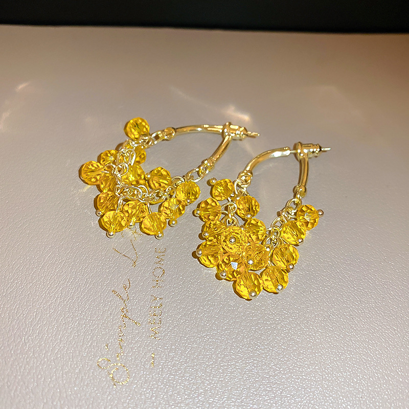 Retro geometric fashionable elegant universal earrings