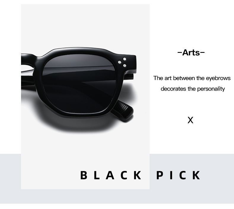 Jett 5169 new round frame mi nail glasses high-grade fashion sunglasses European and American cross-border sunglasses_voghion.com