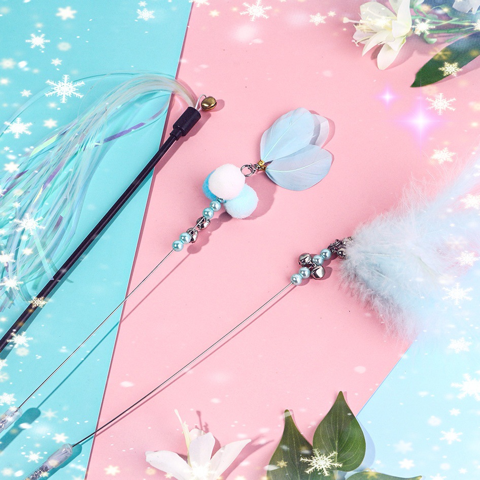 블루 투피스 세트 + 컬러풀한 요정 지팡이