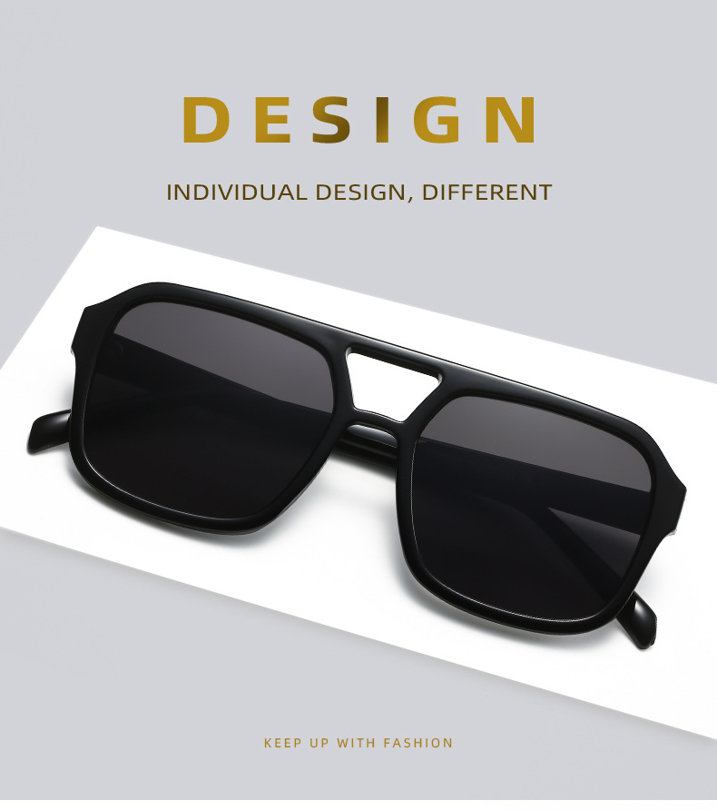 IG Style Streetwear Solid Color Ac Square Full Frame Women's Sunglasses display picture 3