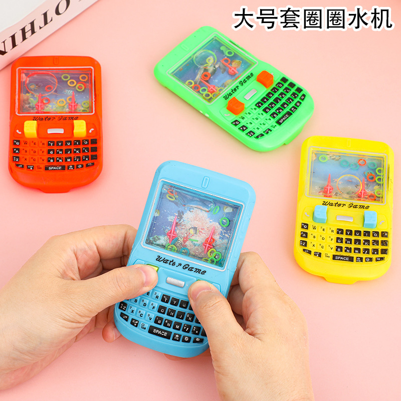 Juguetes de plástico al por mayor transfronterizos Mini máquina de agua para niños Máquina de juego de anillo de juguete Juguetes nostálgicos