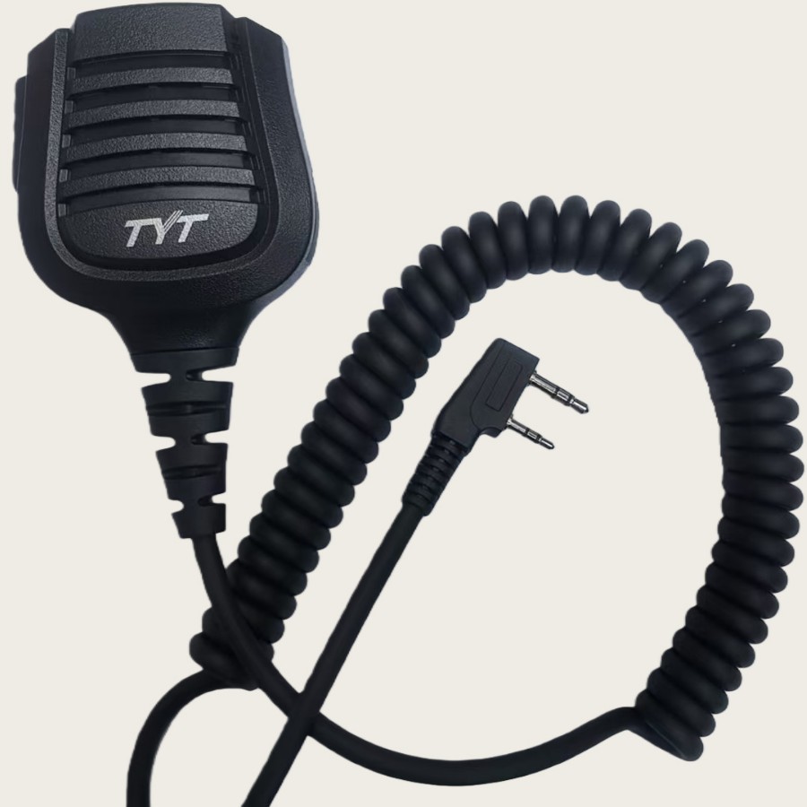 Intercomunicador de mano impermeable TYT MD-UV390 intercomunicador de altavoz PTT micrófono