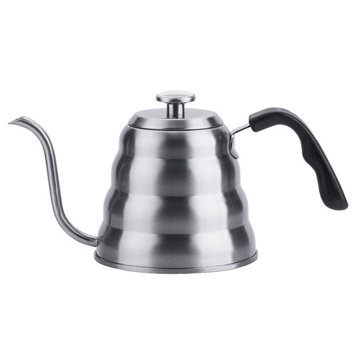 Hand brewed coffee cloud pot, ear-mounted coffee pot, 304 stainless steel narrow mouth pot, dripping long mouth pot, logo can be printed