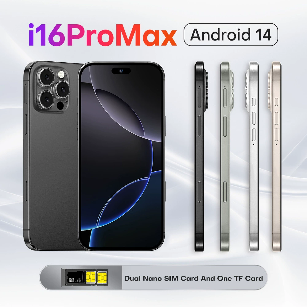 Мобильный телефон, Intel Core i16, 16 Pro Max, 64ГБ, (跨境贸易), 6.73 дюйма, Android