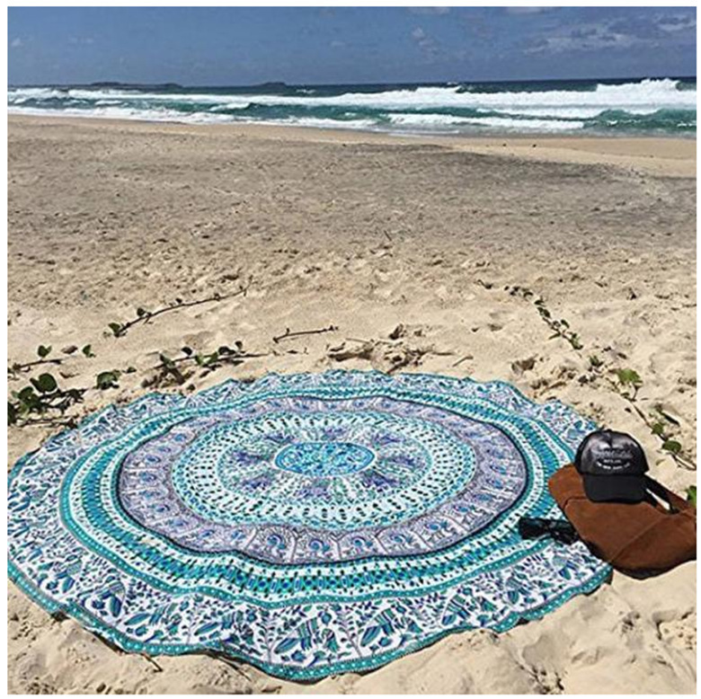 2016 Amazon ebay Europe and the United States new beach towel round sunscreen shawl wish AliExpress wrap skirt