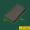 A6 mirror black zipper bag