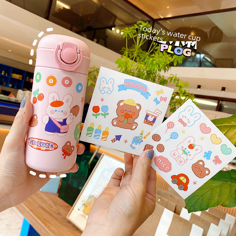 cute cartoon waterproof sticker
