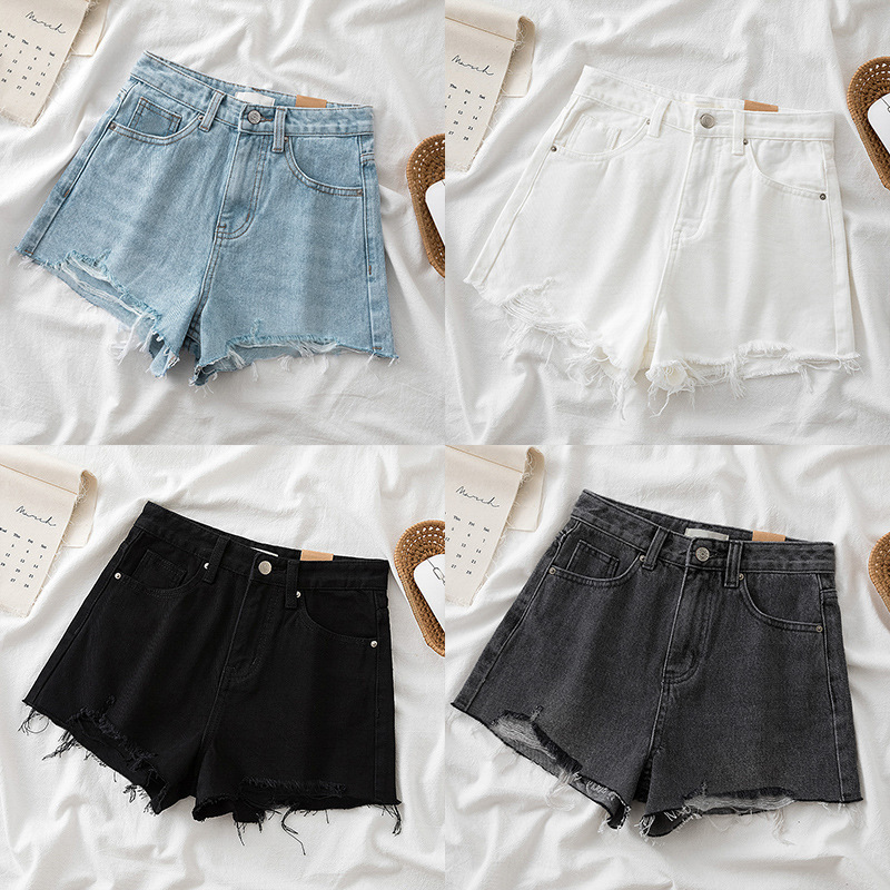 Denim Shorts for Girls Summer 2025 New Trendy Ins High Waist Slimming Look Stylish Sexy A-Line Hot Pants Versatile
