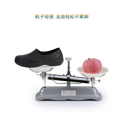 Slip-resistant chef shoes, professional, non-slip, waterproof, oil-resistant, for kitchen use, EVA kitchen work shoes, wholesale