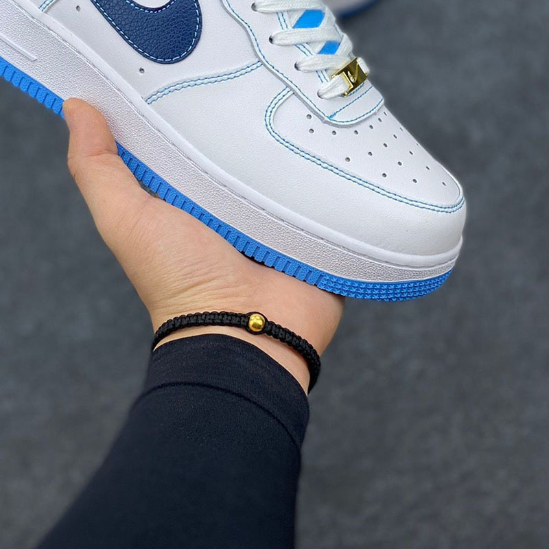 Putian zapatos de la Fuerza Aérea N ° 1 zapatos bajos del tablero superior AF1 zapatos blancos Alta versión AF1 pareja zapatos de hombre y mujer de moda casual
