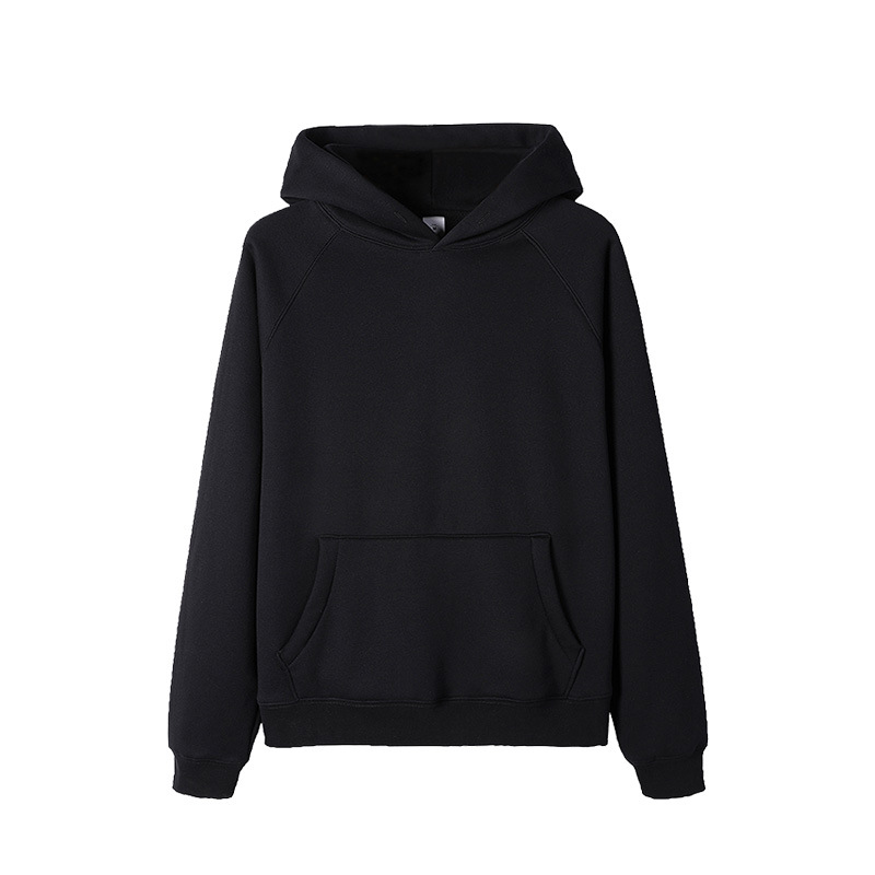 Traje deportivo de hombre de peluche grueso, ropa deportiva casual de dos piezas, ropa de moda americana con sudadera encapuchada personalizada